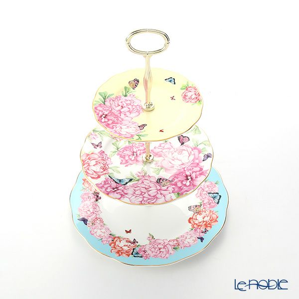 ロイヤル・アルバート ミランダ・カー 3段ケーキスタンド