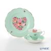 ロイヤル・アルバート ミランダ・カー ブレシング ティーカップ＆ソーサー ＆ プレート 20cm（グリーン）