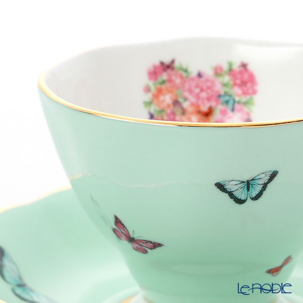 ロイヤル・アルバート ミランダ・カー ブレシング ティーカップ＆ソーサー ＆ プレート 20cm（グリーン）