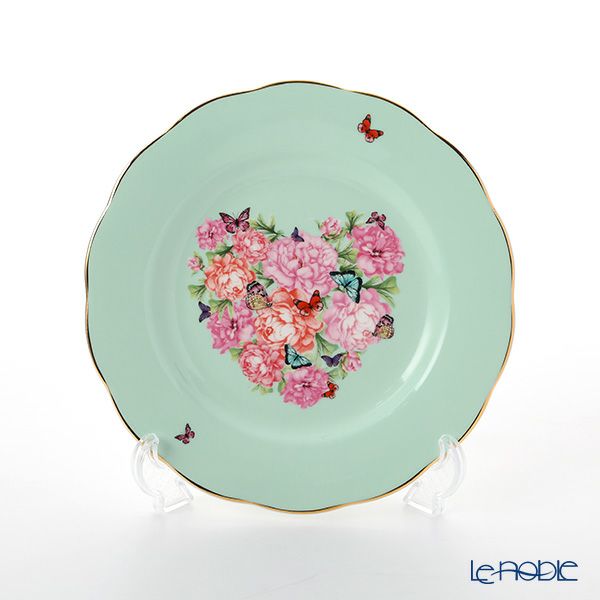 ロイヤル・アルバート ミランダ・カー ブレシング ティーカップ＆ソーサー ＆ プレート 20cm（グリーン）