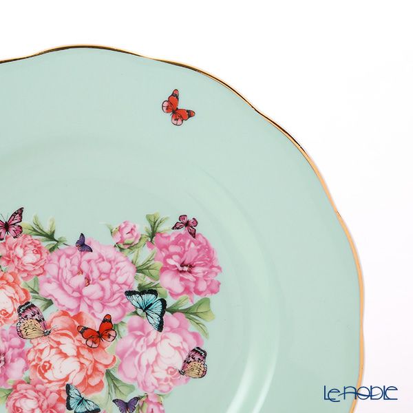 ロイヤル・アルバート ミランダ・カー ブレシング ティーカップ＆ソーサー ＆ プレート 20cm（グリーン）