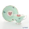 ロイヤル・アルバート ミランダ・カー ブレシング ティーカップ＆ソーサー ＆ プレート 20cm（グリーン）