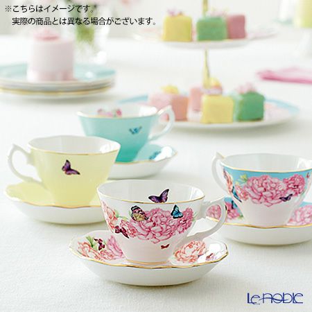 ロイヤル・アルバート ミランダ・カー ブレシング ティーカップ＆ソーサー ＆ プレート 20cm（グリーン）