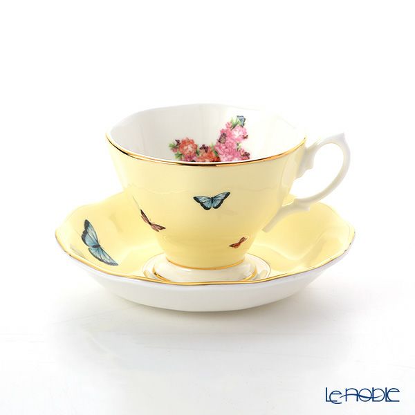 ロイヤル・アルバート ミランダ・カー ジョイ ティーカップ＆ソーサー ＆ プレート 20cm（イエロー）