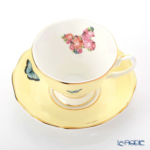 ロイヤル・アルバート ミランダ・カー ジョイ ティーカップ＆ソーサー ＆ プレート 20cm（イエロー）