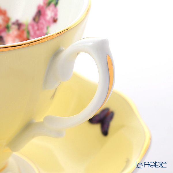 ロイヤル・アルバート ミランダ・カー ジョイ ティーカップ＆ソーサー ＆ プレート 20cm（イエロー）