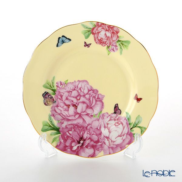 ロイヤル・アルバート ミランダ・カー ジョイ ティーカップ＆ソーサー ＆ プレート 20cm（イエロー）