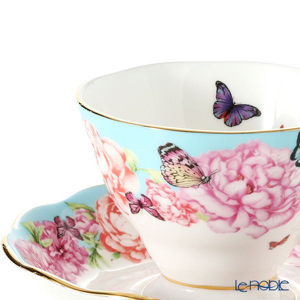 ロイヤル・アルバート ミランダ・カー デヴォーション ティーカップ＆ソーサー ＆ プレート 20cm（ターコイズ）