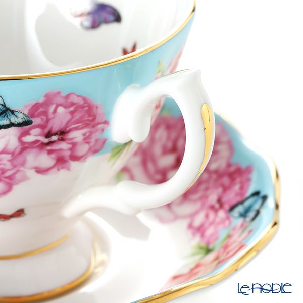 ロイヤル・アルバート ミランダ・カー デヴォーション ティーカップ＆ソーサー ＆ プレート 20cm（ターコイズ）