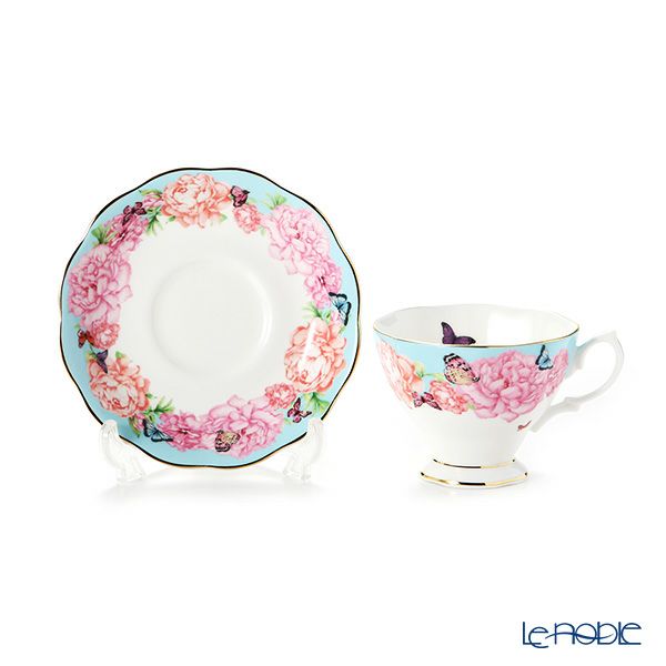 ロイヤル・アルバート ミランダ・カー デヴォーション ティーカップ＆ソーサー ＆ プレート 20cm（ターコイズ）