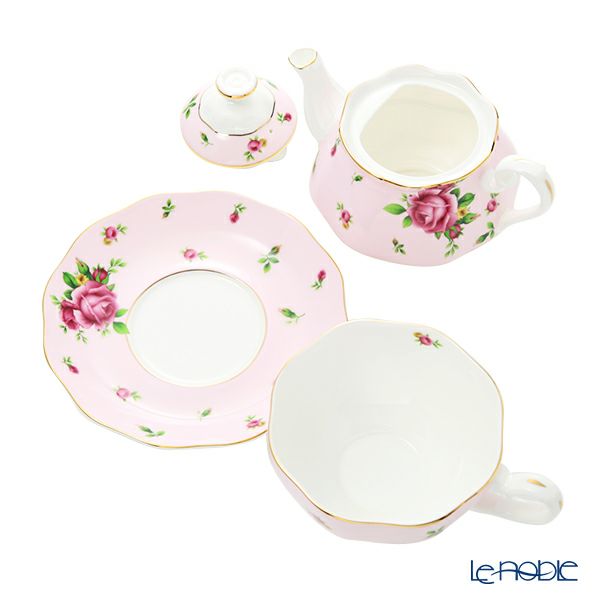 ロイヤル・アルバート ニューカントリーローズ（ピンク） ヴィンテージ ティーフォーワン