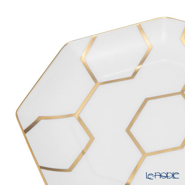 ウェッジウッド（Wedgwood） ジオ ゴールド オクタゴナルプレート 23cm