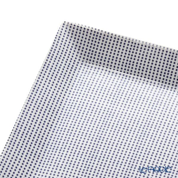 ロイヤル・ドルトン パシフィック ドット レクタングラーサービングトレイ 39cm