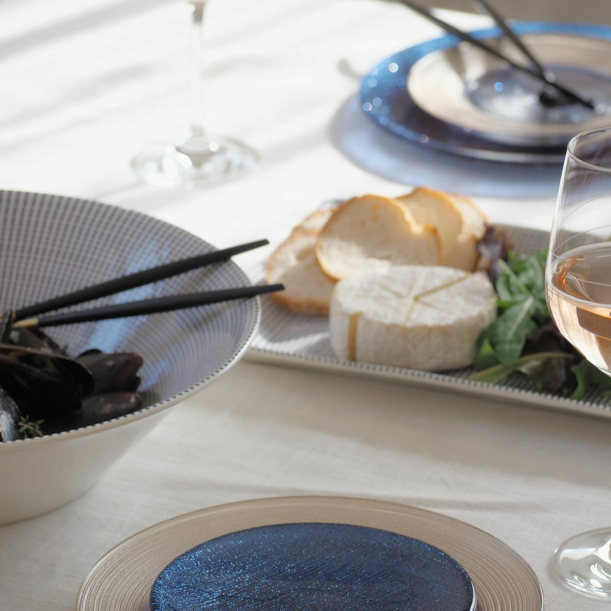 ロイヤル・ドルトン パシフィック ドット サービングボウル 29cm