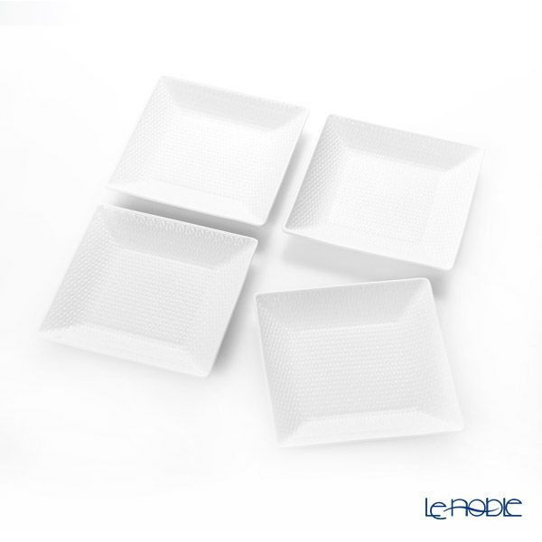 ウェッジウッド（Wedgwood） ジオ スモールスクエアプレート 4枚セット