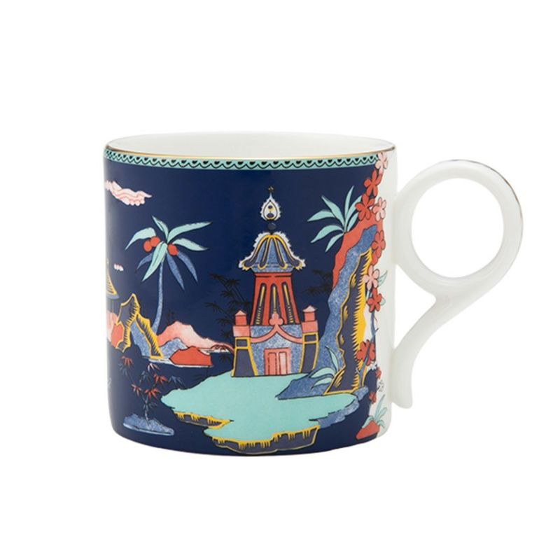 ウェッジウッド（Wedgwood） ワンダーラスト ブルーパゴダ マグ 350ml