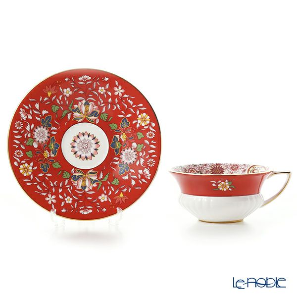 ウェッジウッド（Wedgwood） ワンダーラスト クリムゾンオリエント ティーカップ＆ソーサー