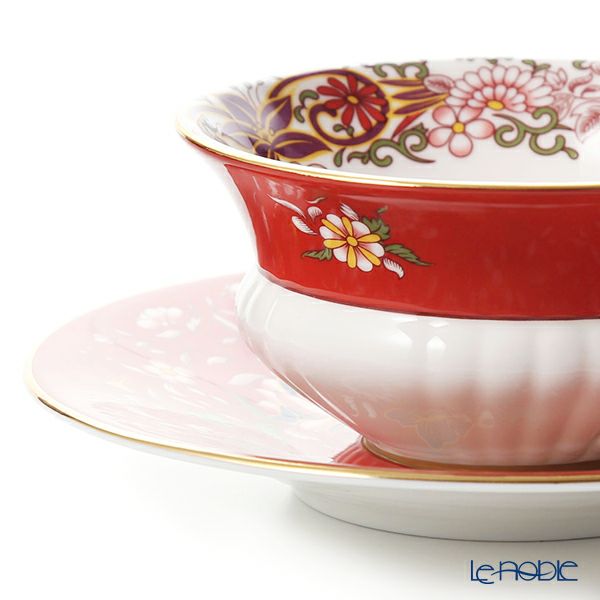 ウェッジウッド（Wedgwood） ワンダーラスト クリムゾンオリエント ティーカップ＆ソーサー