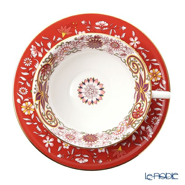 ウェッジウッド（Wedgwood） ワンダーラスト クリムゾンオリエント ティーカップ＆ソーサー