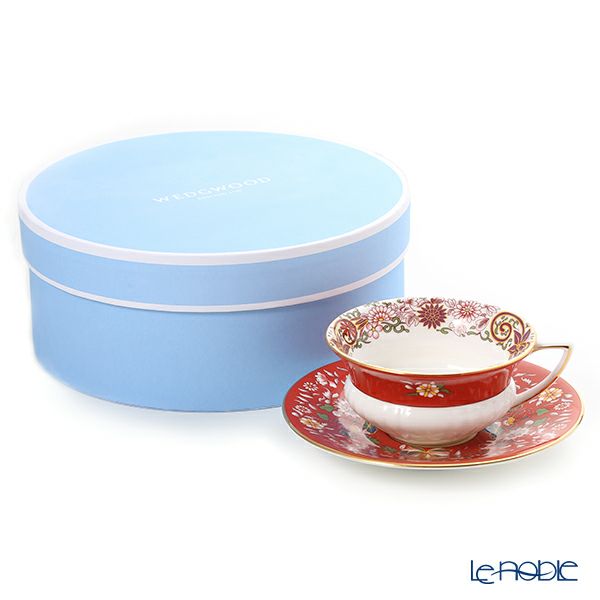 ウェッジウッド（Wedgwood） ワンダーラスト クリムゾンオリエント ティーカップ＆ソーサー