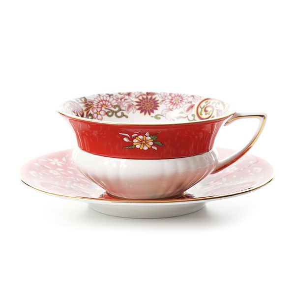 ウェッジウッド（Wedgwood） ワンダーラスト クリムゾンオリエント ティーカップ＆ソーサー