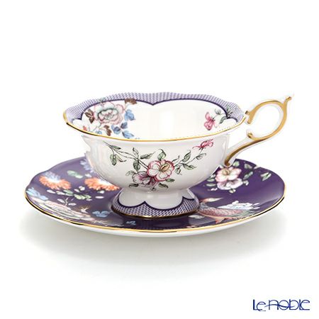 ウェッジウッド（Wedgwood） ワンダーラスト ミッドナイトクレーン ティーカップ＆ソーサー 180ml