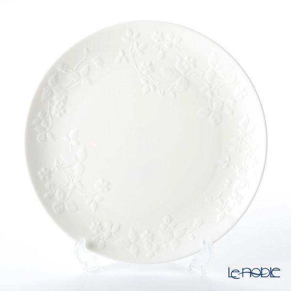 ウェッジウッド（Wedgwood） ワイルドストロベリー ホワイト プレート 27cm