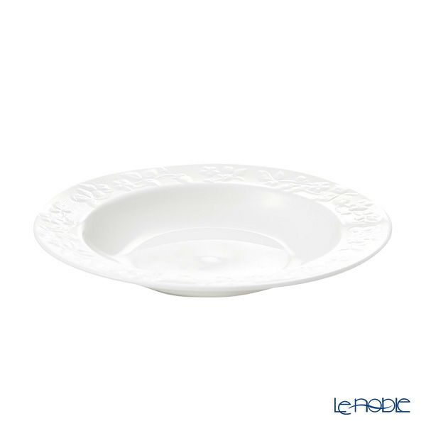 ウェッジウッド（Wedgwood） ワイルドストロベリー ホワイト ディーププレート 23cm