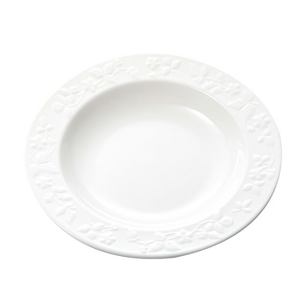 ウェッジウッド（Wedgwood） ワイルドストロベリー ホワイト ディーププレート 23cm