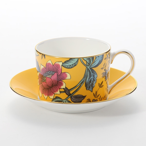 1000円スタート 食器 計23点 WEDGWOOD ウェッジウッド フロレンティーン ターコイズ カップ&ソーサー/プレート/ティーポット 他 □H60041 1000円スタート WEDGWOOD 食器 他 カップ&amp;ソーサー&frasl;プレート&frasl;ティーポット イエロー
