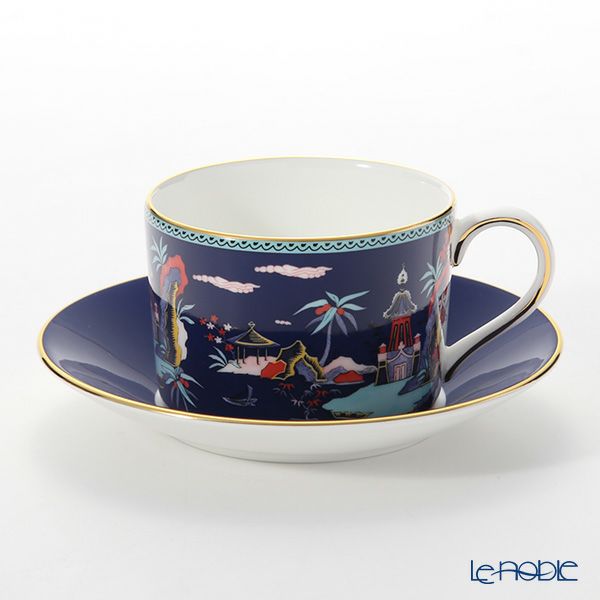 ウェッジウッド（Wedgwood） ワンダーラスト ブルーパゴダ ティーカップ＆ソーサー