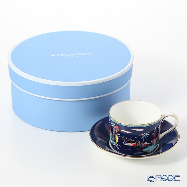 ウェッジウッド（Wedgwood） ワンダーラスト ブルーパゴダ ティーカップ＆ソーサー