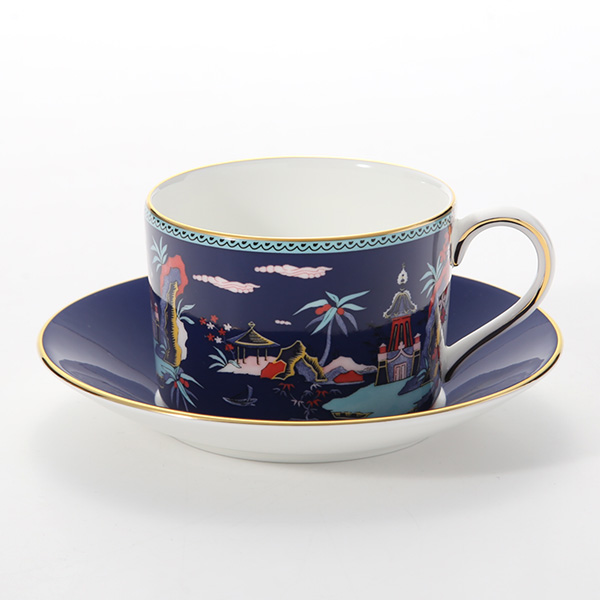 ウェッジウッド（Wedgwood） ワンダーラスト ブルーパゴダ ティーカップ＆ソーサー