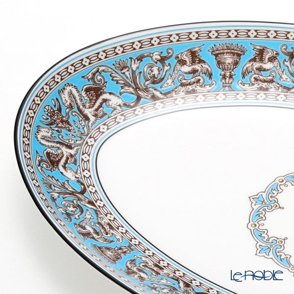 ウェッジウッド（Wedgwood） フロレンティーン ターコイズ オーバルディッシュ 26cm