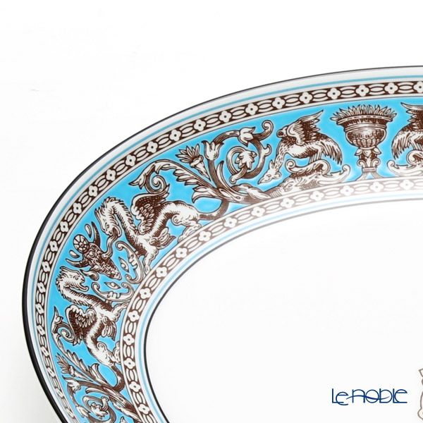 ウェッジウッド（Wedgwood） フロレンティーン ターコイズ オーバルディッシュ 30cm