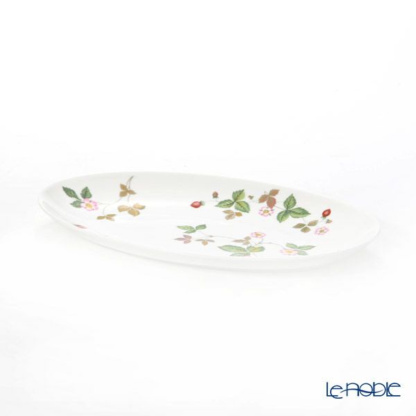 ウェッジウッド（Wedgwood） ワイルドストロベリー カジュアル オーバルディッシュ 26cm