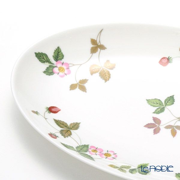 ウェッジウッド（Wedgwood） ワイルドストロベリー カジュアル オーバルディッシュ 26cm