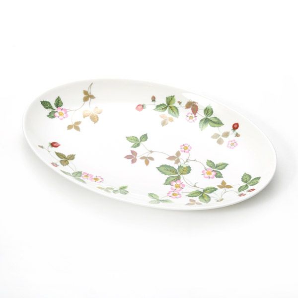 ウェッジウッド（Wedgwood） ワイルドストロベリー カジュアル オーバルディッシュ 26cm
