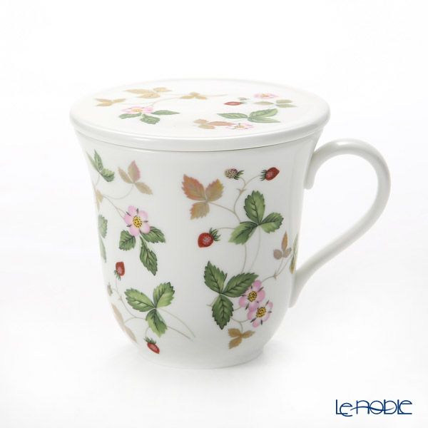 ウェッジウッド（Wedgwood） ワイルドストロベリー カジュアル 蓋付マグ 300ml