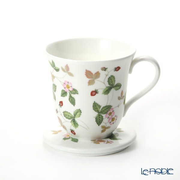 ウェッジウッド（Wedgwood） ワイルドストロベリー カジュアル 蓋付マグ 300ml
