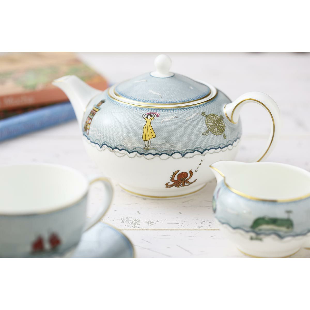 ウェッジウッド（Wedgwood） セイラーズ フェアウェル by Kit Kemp ティーポット S 600ml