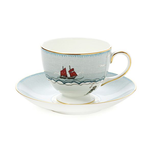 ウェッジウッド（Wedgwood） セイラーズ フェアウェル by Kit Kemp ティーカップ＆ソーサー リー 200ml