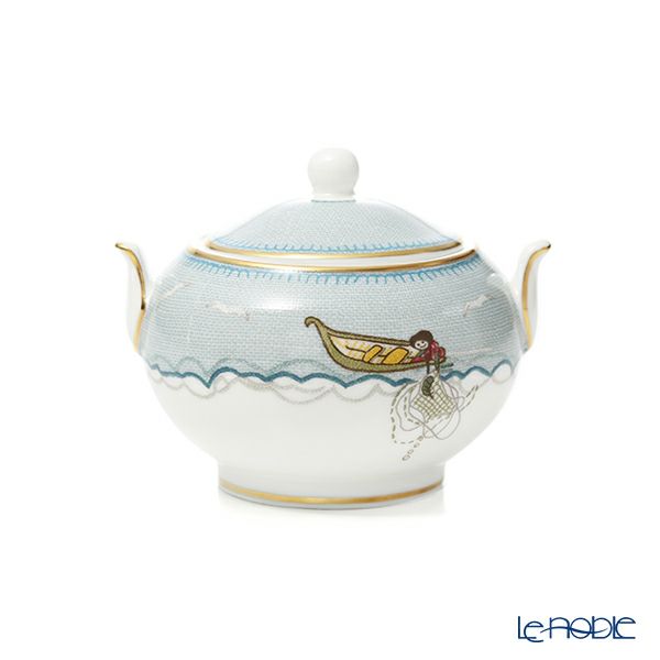 ウェッジウッド（Wedgwood） セイラーズ フェアウェル by Kit Kemp シュガーボックス／シュガーポット S