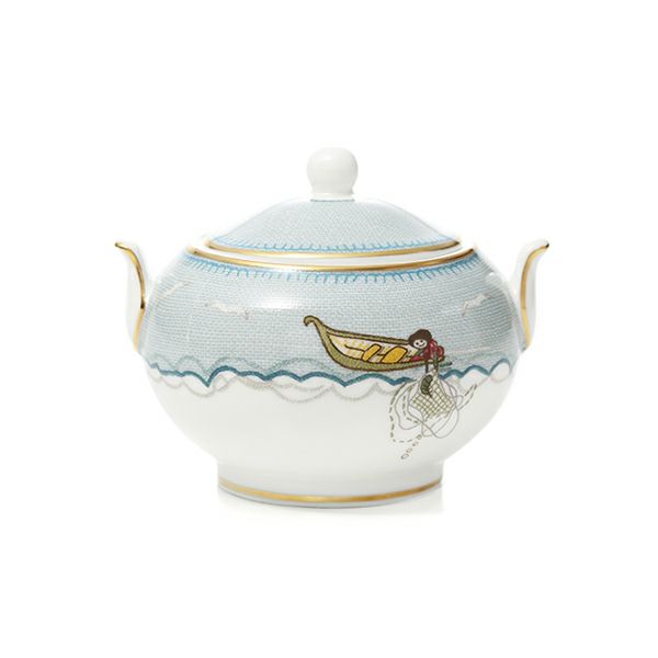 ウェッジウッド（Wedgwood） セイラーズ フェアウェル by Kit Kemp シュガーボックス／シュガーポット S