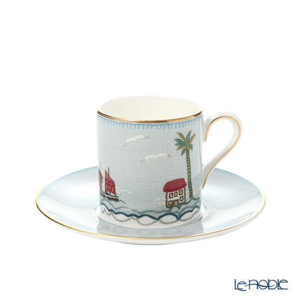 ウェッジウッド（Wedgwood） セイラーズ フェアウェル by Kit Kemp コーヒーカップ＆ソーサー ボンド 100ml デミタス／エスプレッソ用