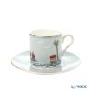 ウェッジウッド（Wedgwood） セイラーズ フェアウェル by Kit Kemp コーヒーカップ＆ソーサー ボンド 100ml デミタス／エスプレッソ用