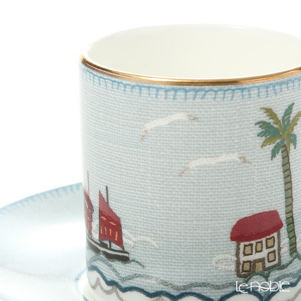 ウェッジウッド（Wedgwood） セイラーズ フェアウェル by Kit Kemp コーヒーカップ＆ソーサー ボンド 100ml デミタス／エスプレッソ用