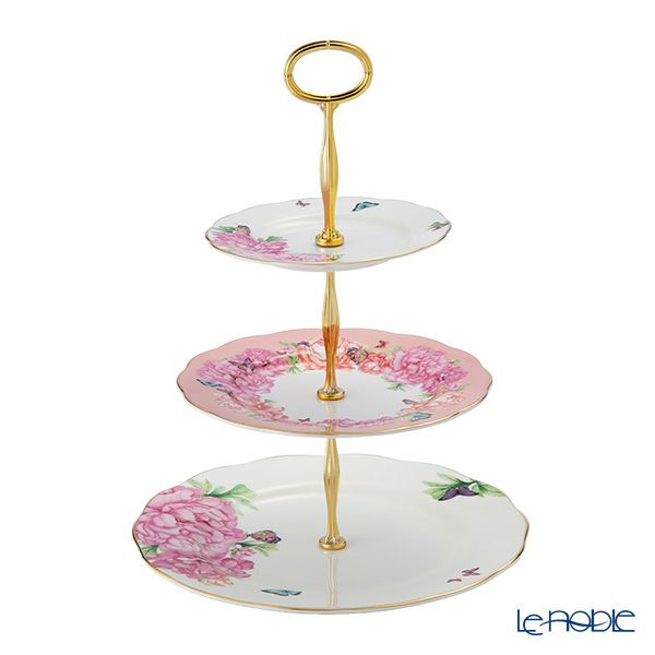 ロイヤル・アルバート ミランダ・カー フレンドシップ 3段ケーキスタンド