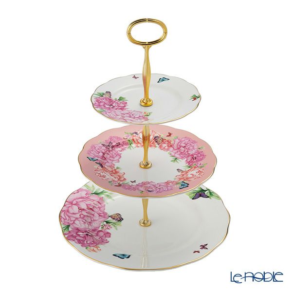 ロイヤル・アルバート ミランダ・カー フレンドシップ 3段ケーキスタンド