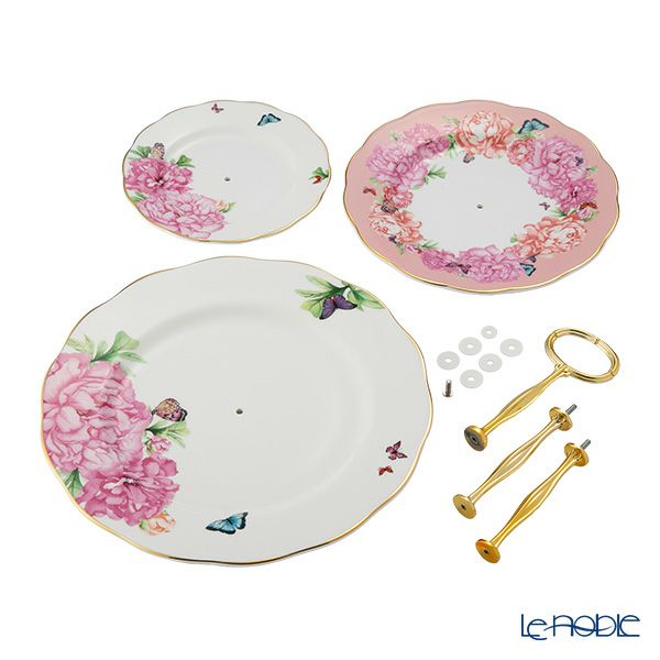 ロイヤル・アルバート ミランダ・カー フレンドシップ 3段ケーキスタンド